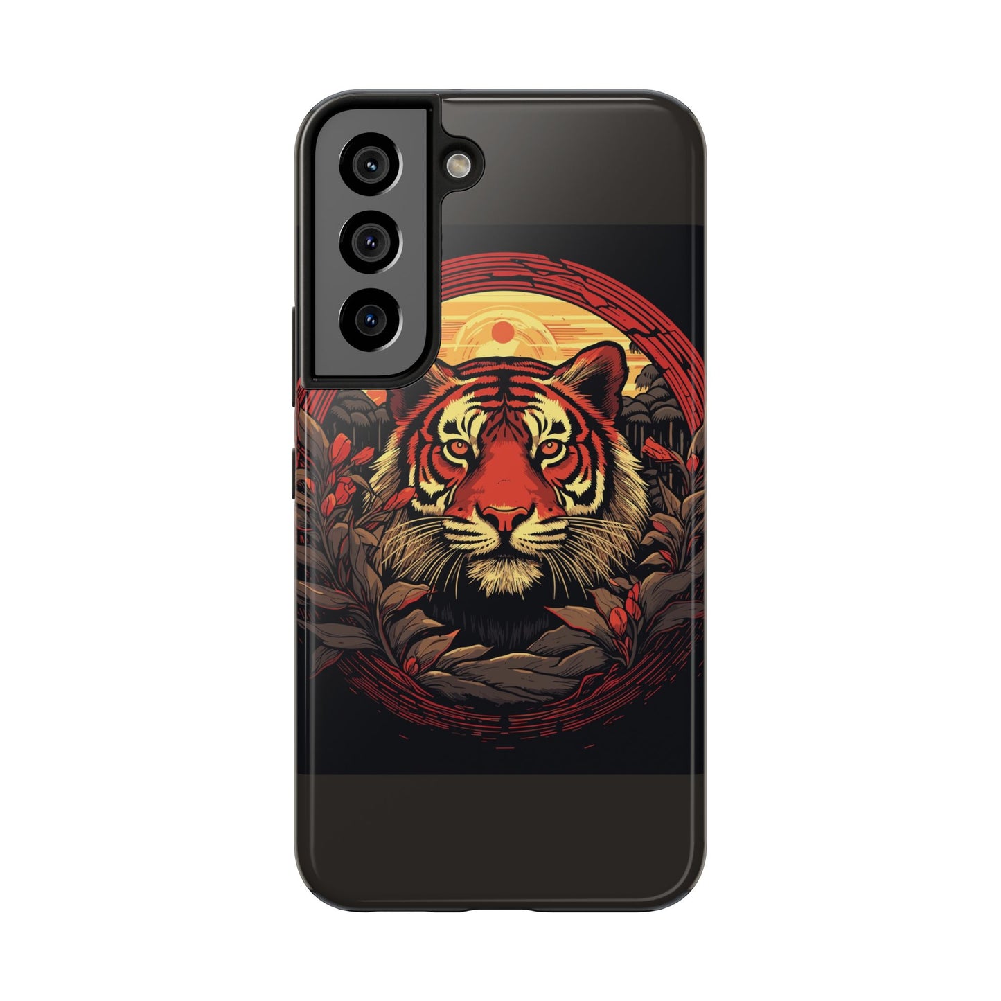 Tiger Wreath Tough Phone Case