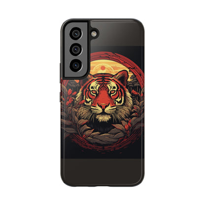 Tiger Wreath Tough Phone Case