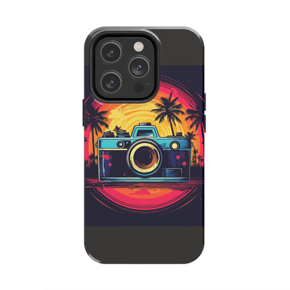 Retro Camera Sunset Tough Phone Case