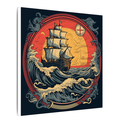 Tall Ship Storm Canvas Print