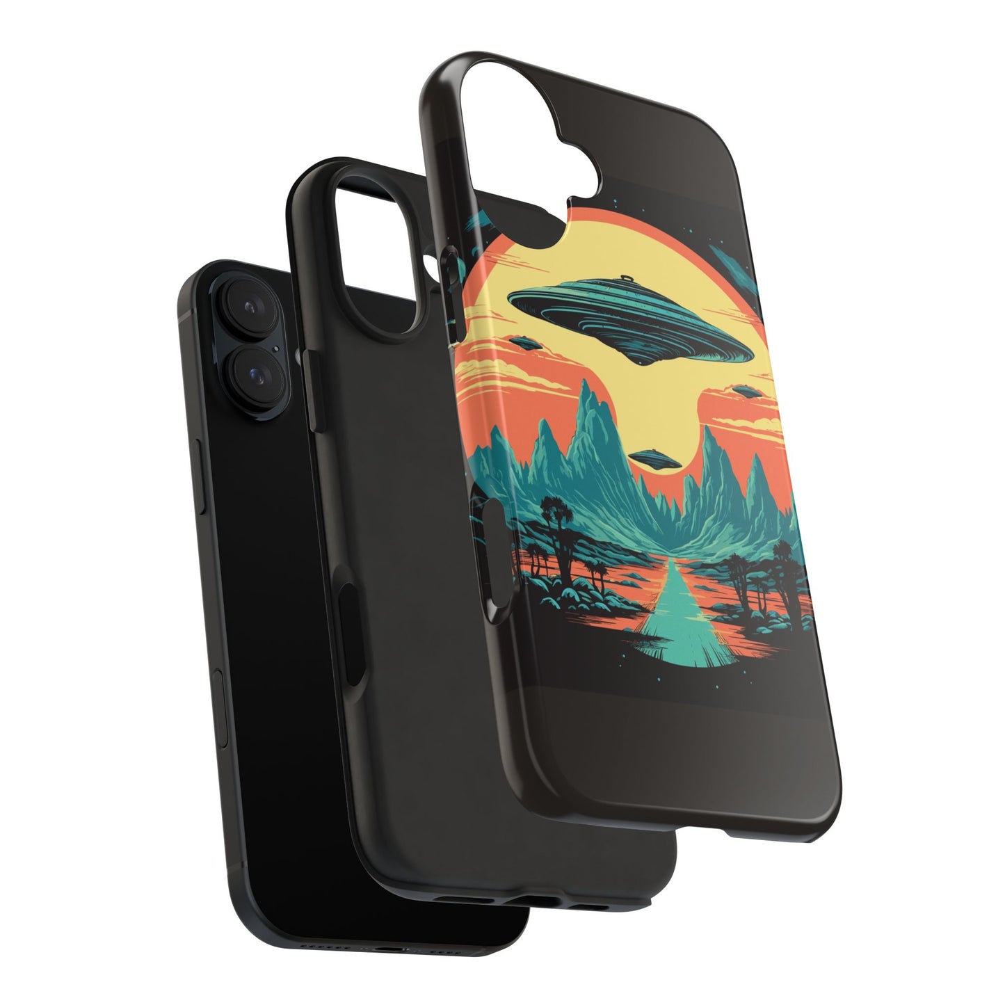 UFO Fleet Tough Phone Case