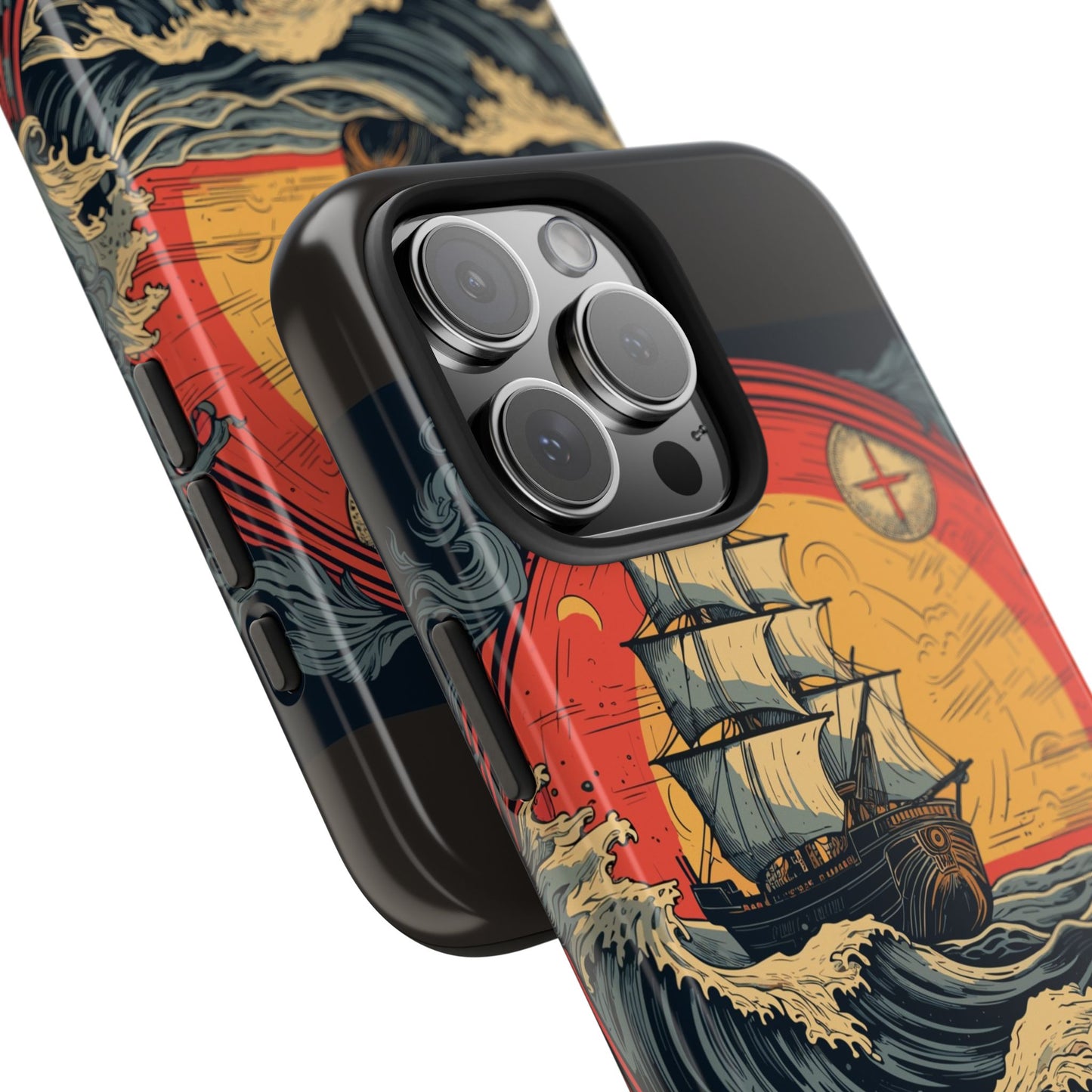 Tall Ship Storm Tough Phone Case