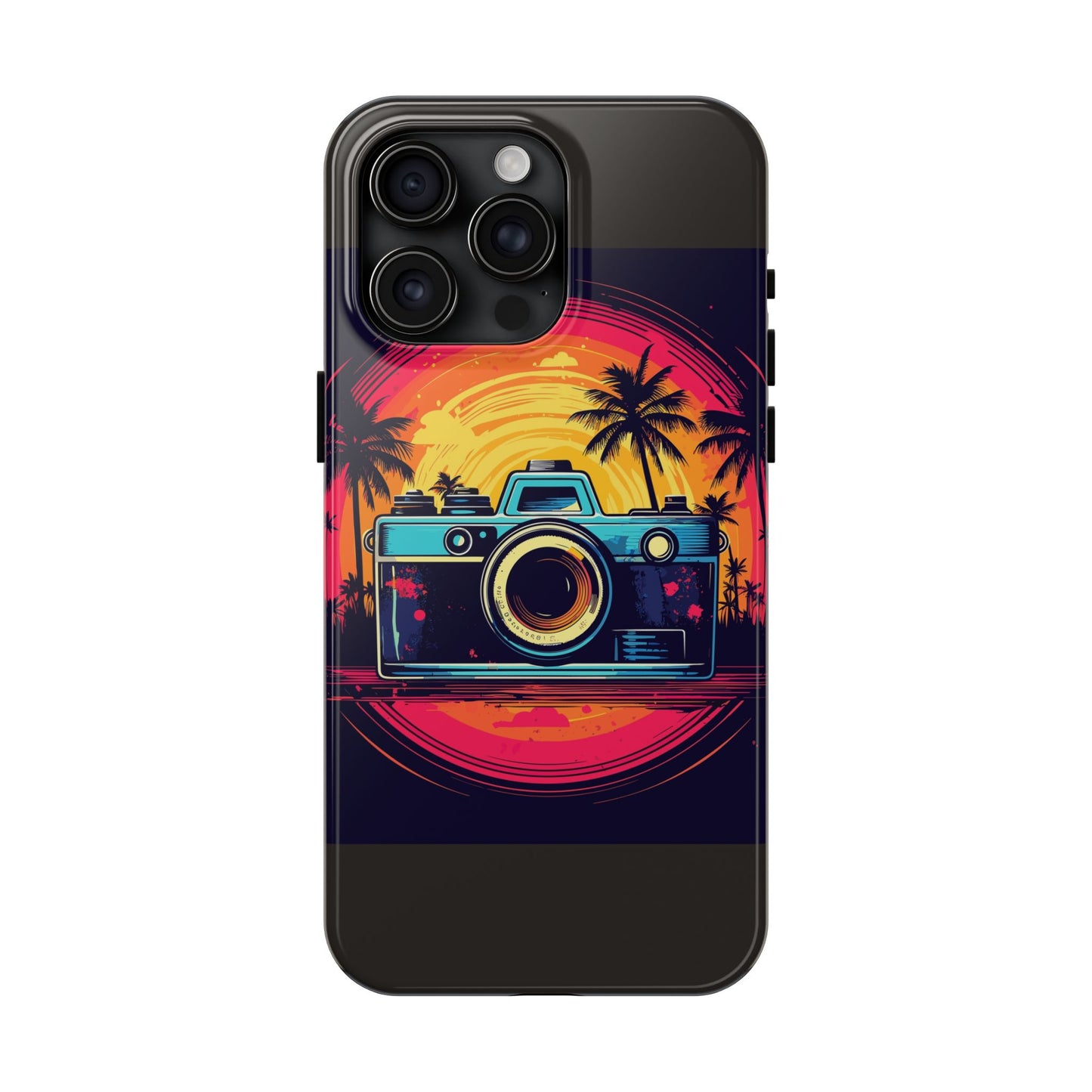 Retro Camera Sunset Tough Phone Case