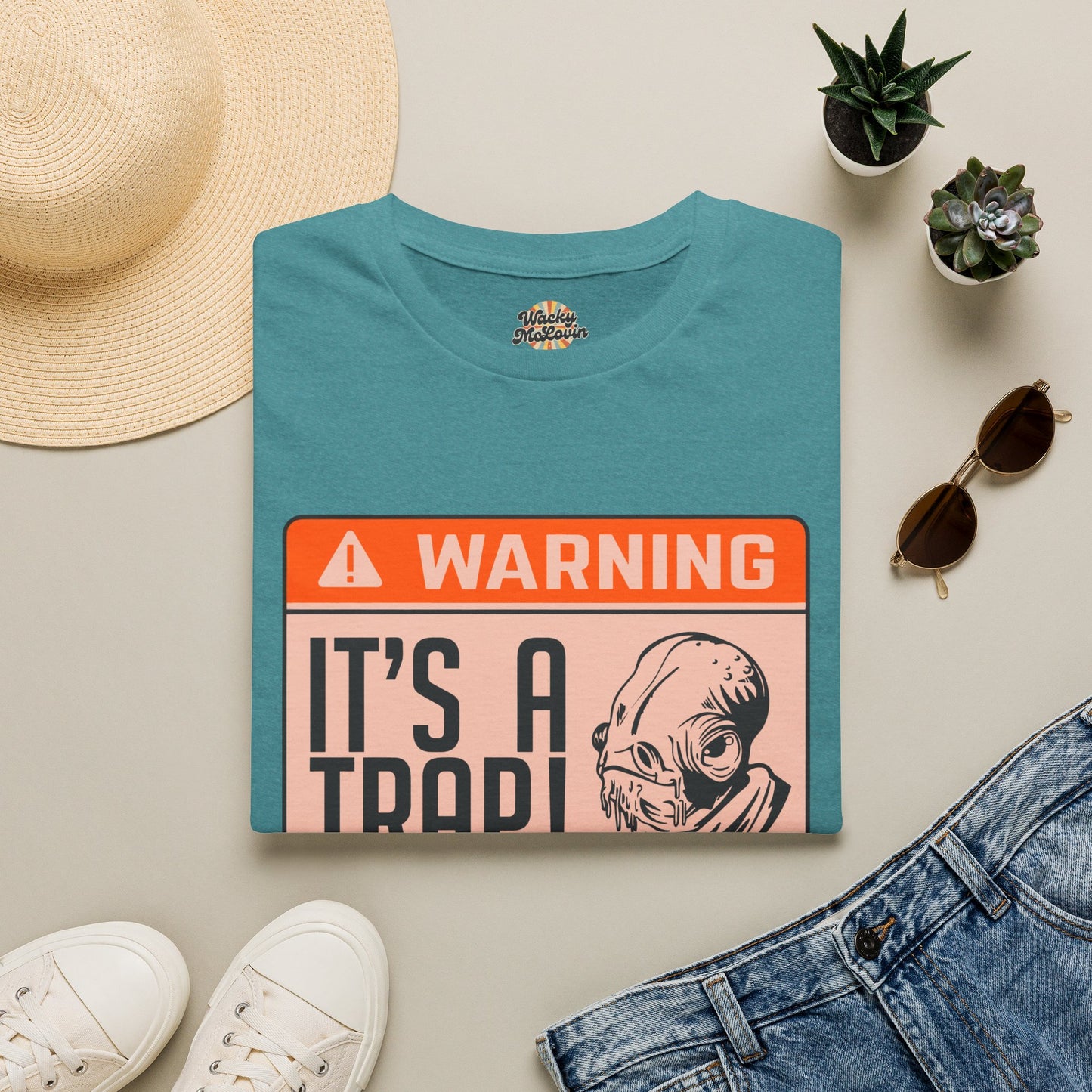 Warning: It’s A Trap! Retro Sci-Fi Tee