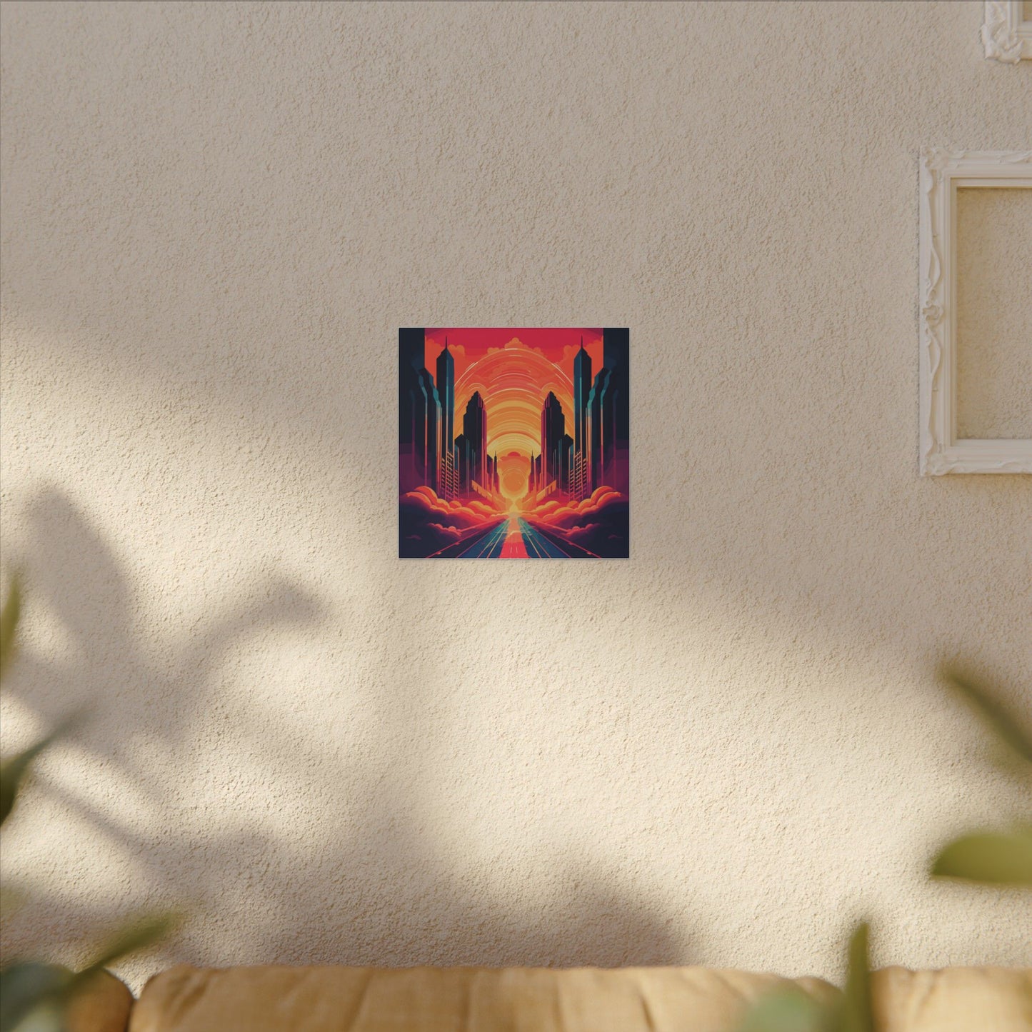 Twin Palms Canvas Print