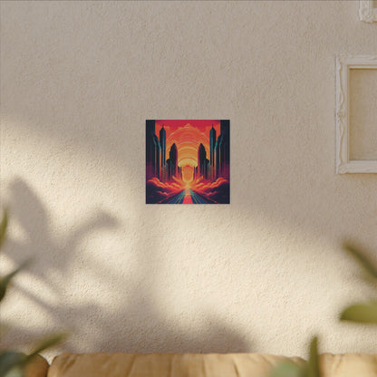 Twin Palms Canvas Print