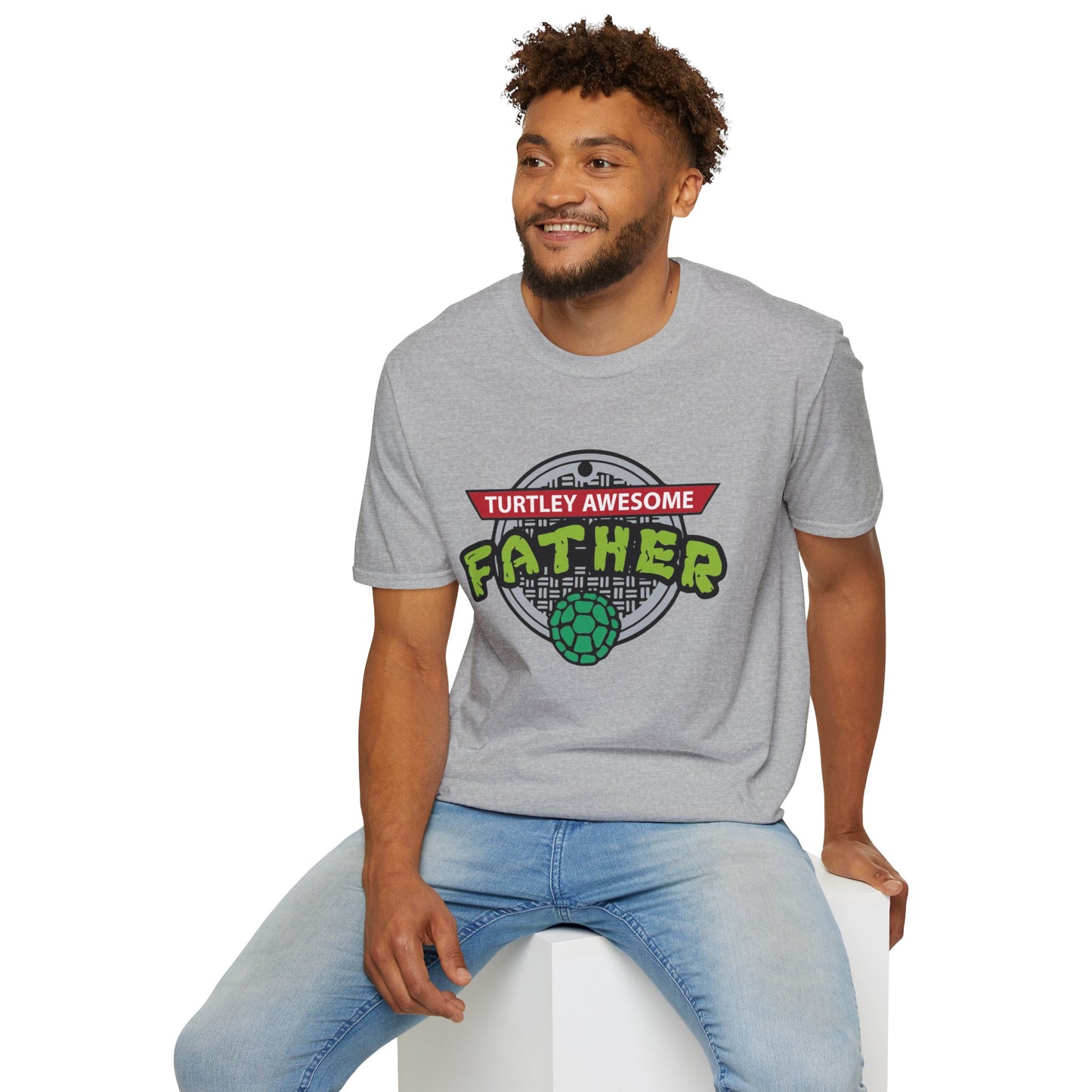 Turtley Awesome Father Tee