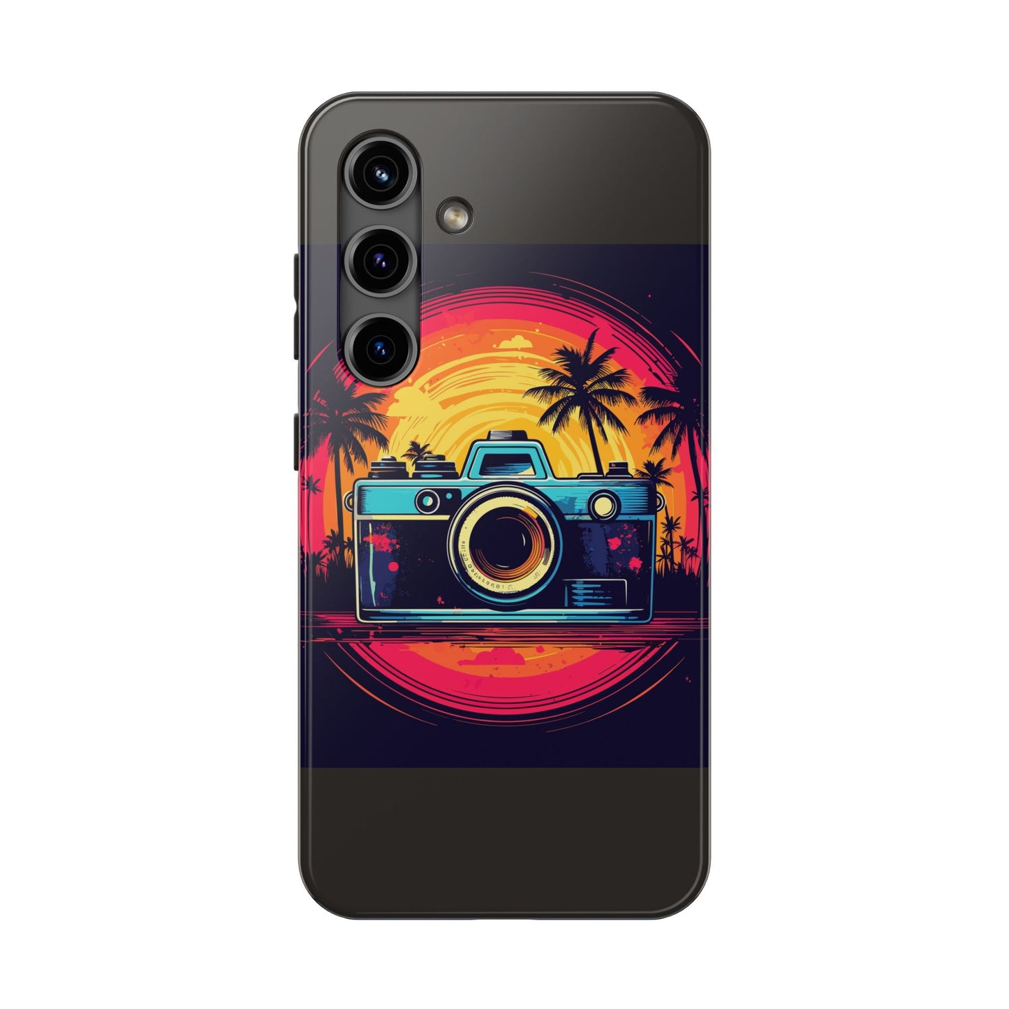 Retro Camera Sunset Tough Phone Case