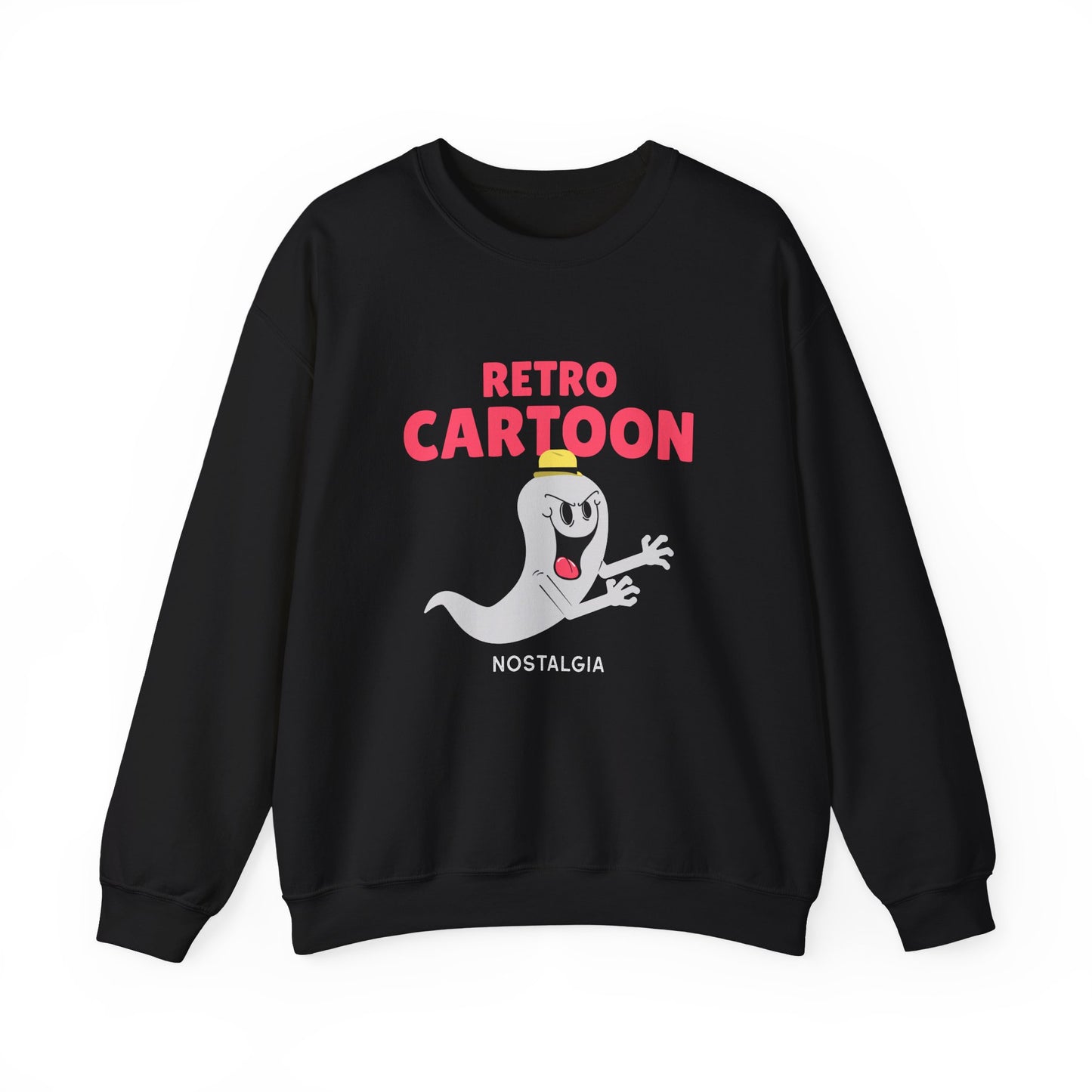 Retro Cartoon Ghost Sweatshirt