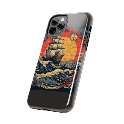 Tall Ship Storm Tough Phone Case