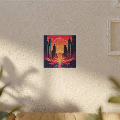 Twin Palms Canvas Print