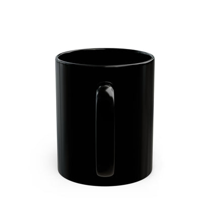 90's Rainbow Black Mug
