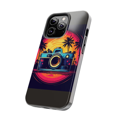 Retro Camera Sunset Tough Phone Case