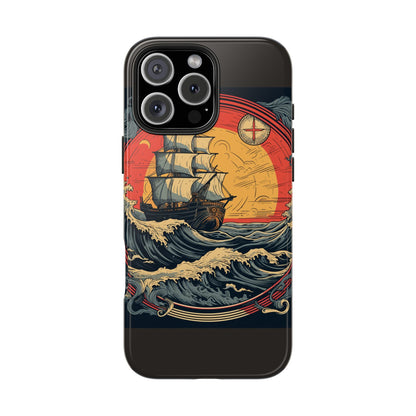 Tall Ship Storm Tough Phone Case