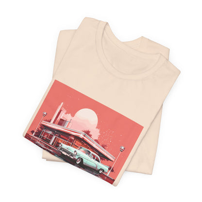 Chrome & Neon Diner Tee