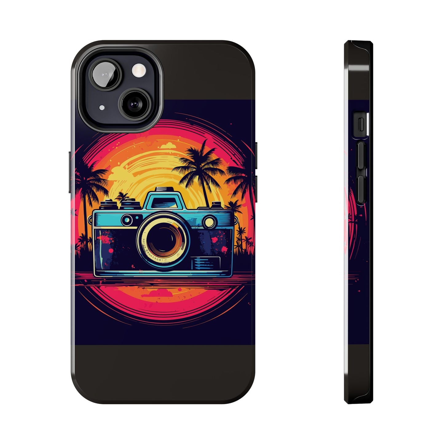Retro Camera Sunset Tough Phone Case