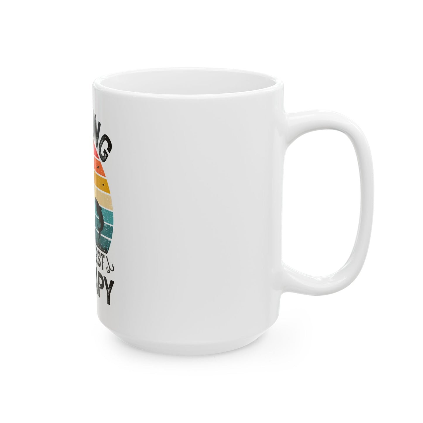 Fishing Is My Best Therapy Coffee Mug