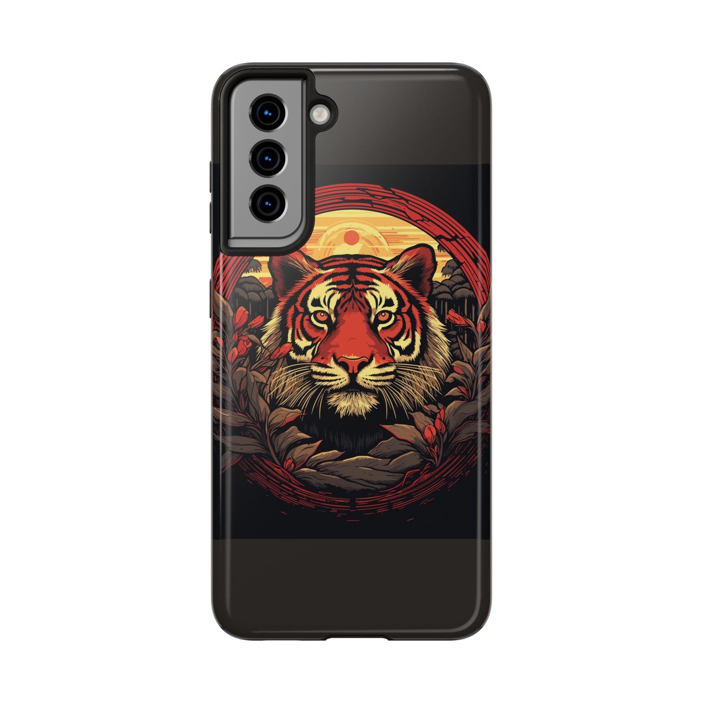 Tiger Wreath Tough Phone Case