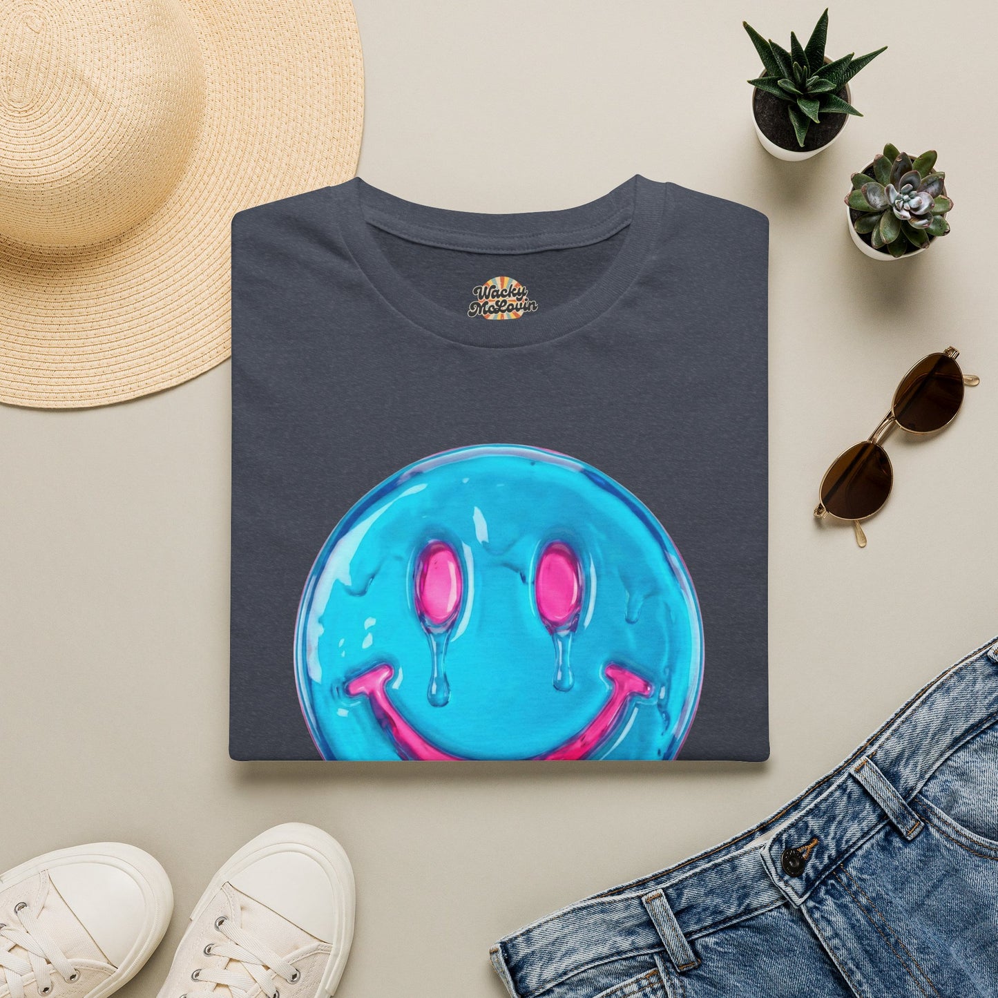 Melted Smile Vaporwave Tee