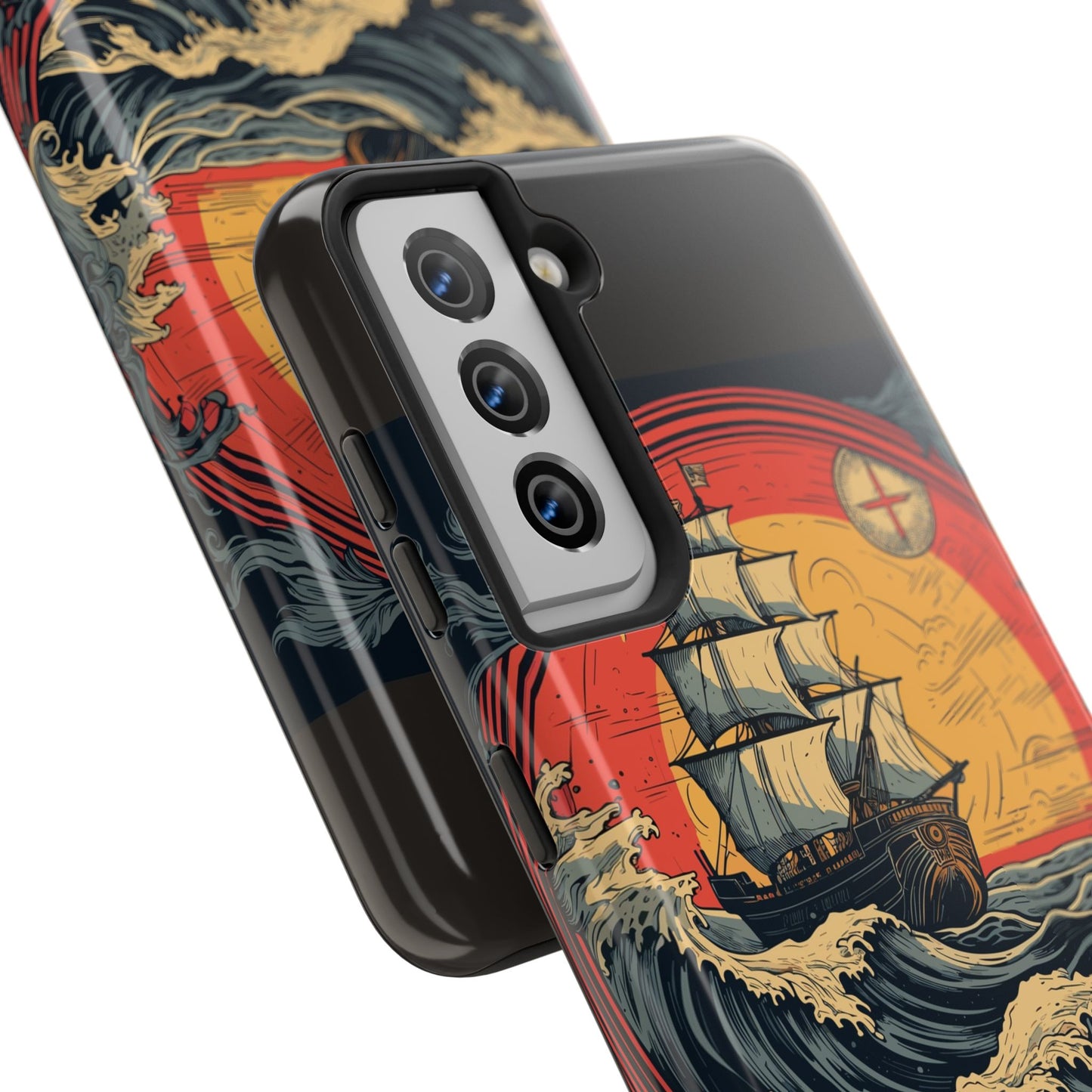 Tall Ship Storm Tough Phone Case