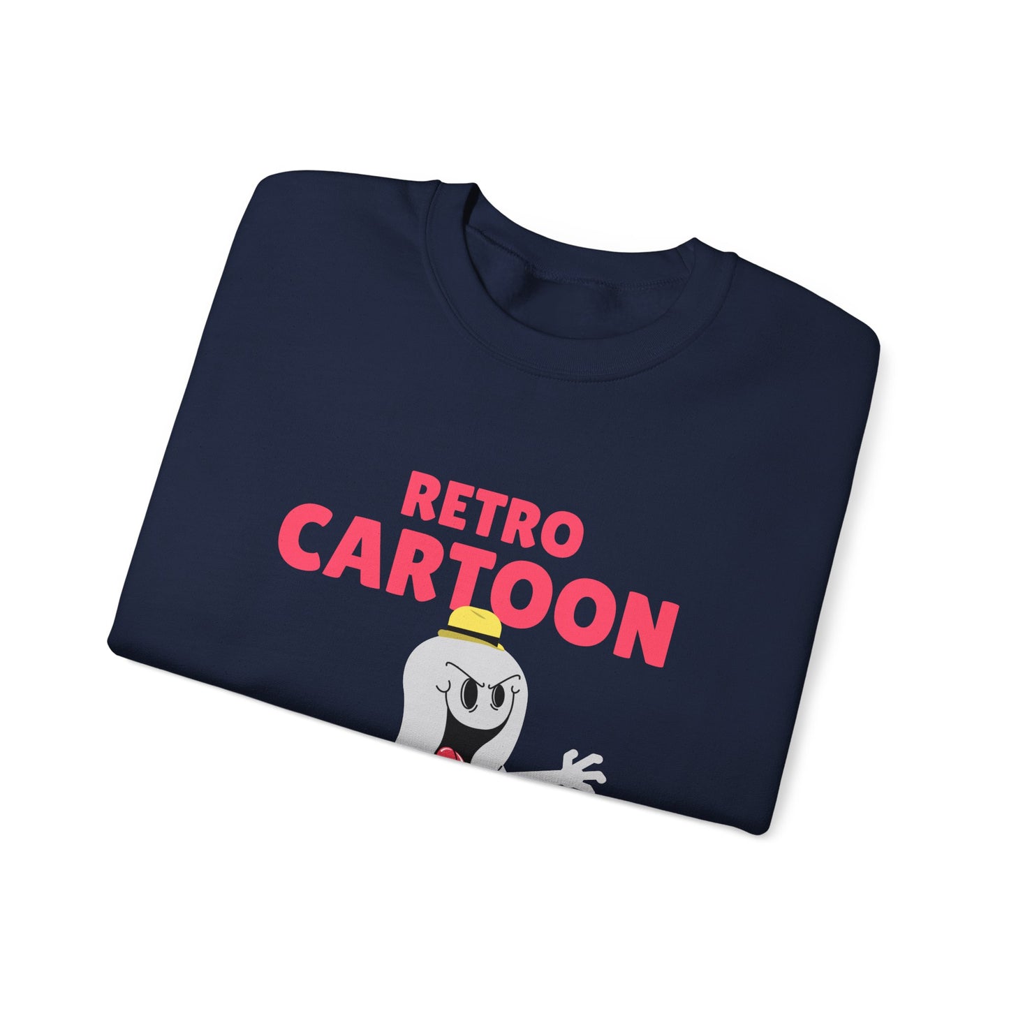 Retro Cartoon Ghost Sweatshirt
