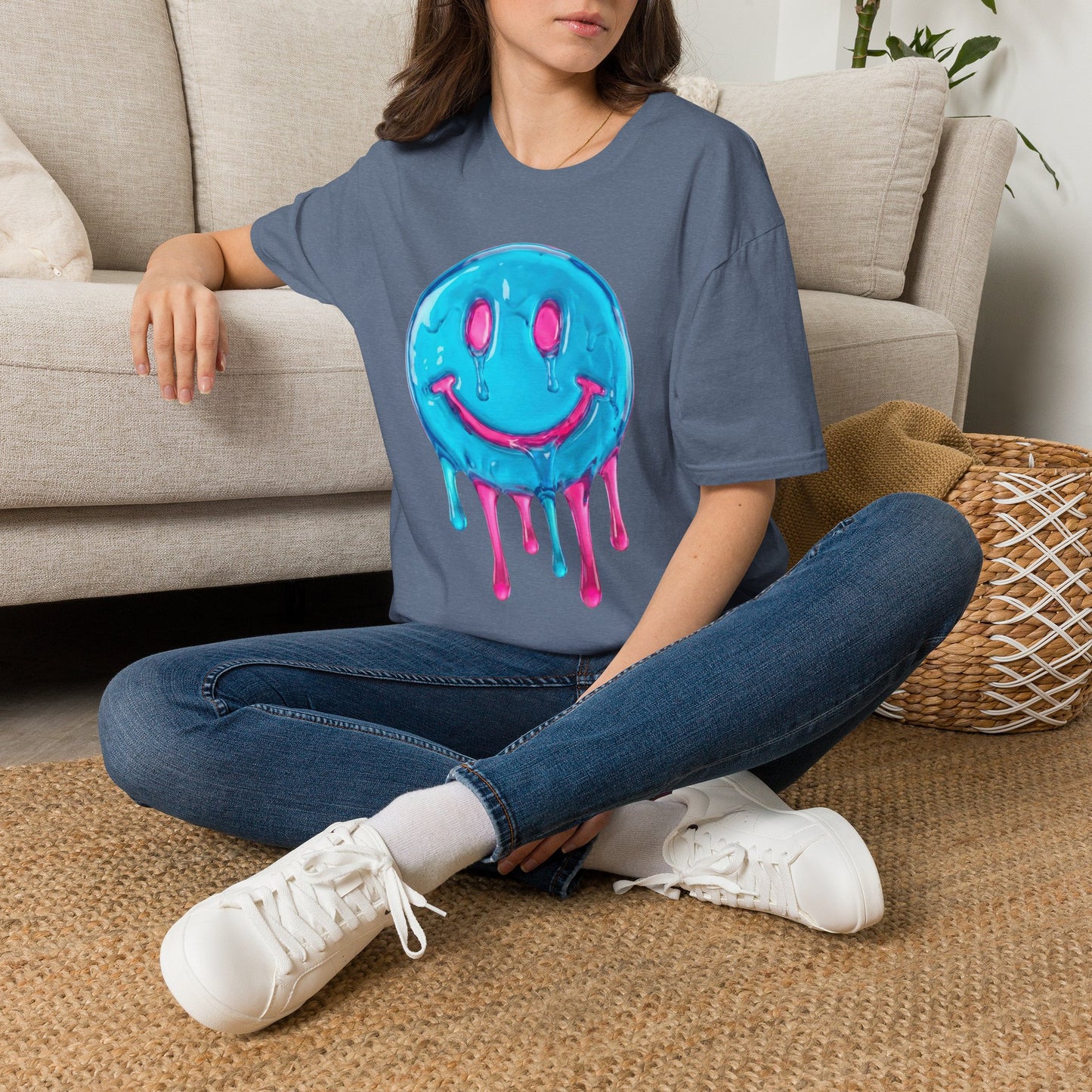 Melted Smile Vaporwave Tee