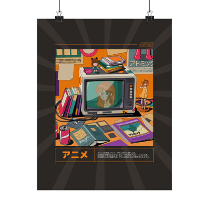 Anime Den Retro Poster