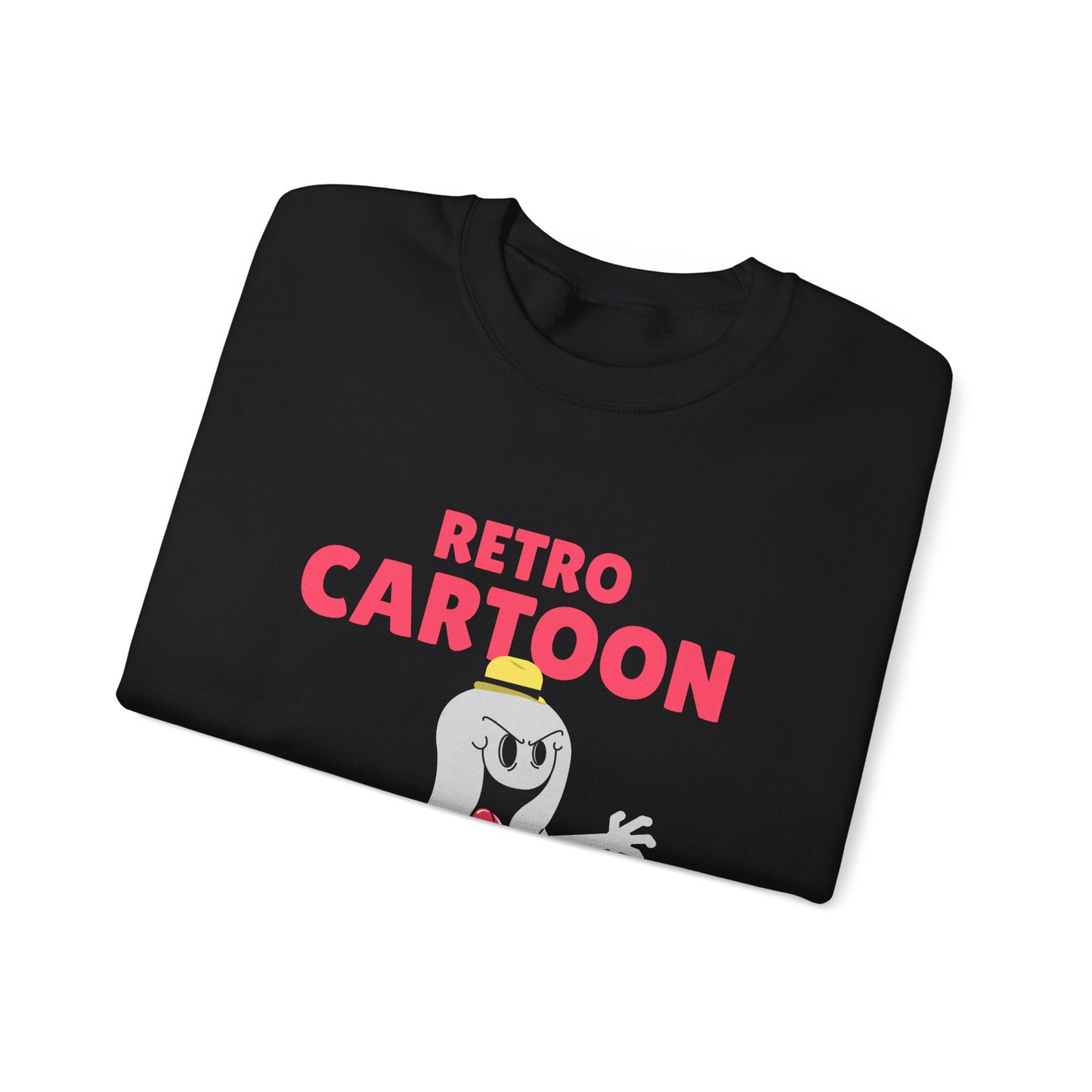 Retro Cartoon Ghost Sweatshirt