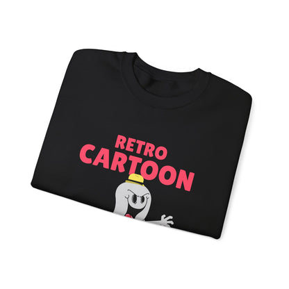 Retro Cartoon Ghost Sweatshirt