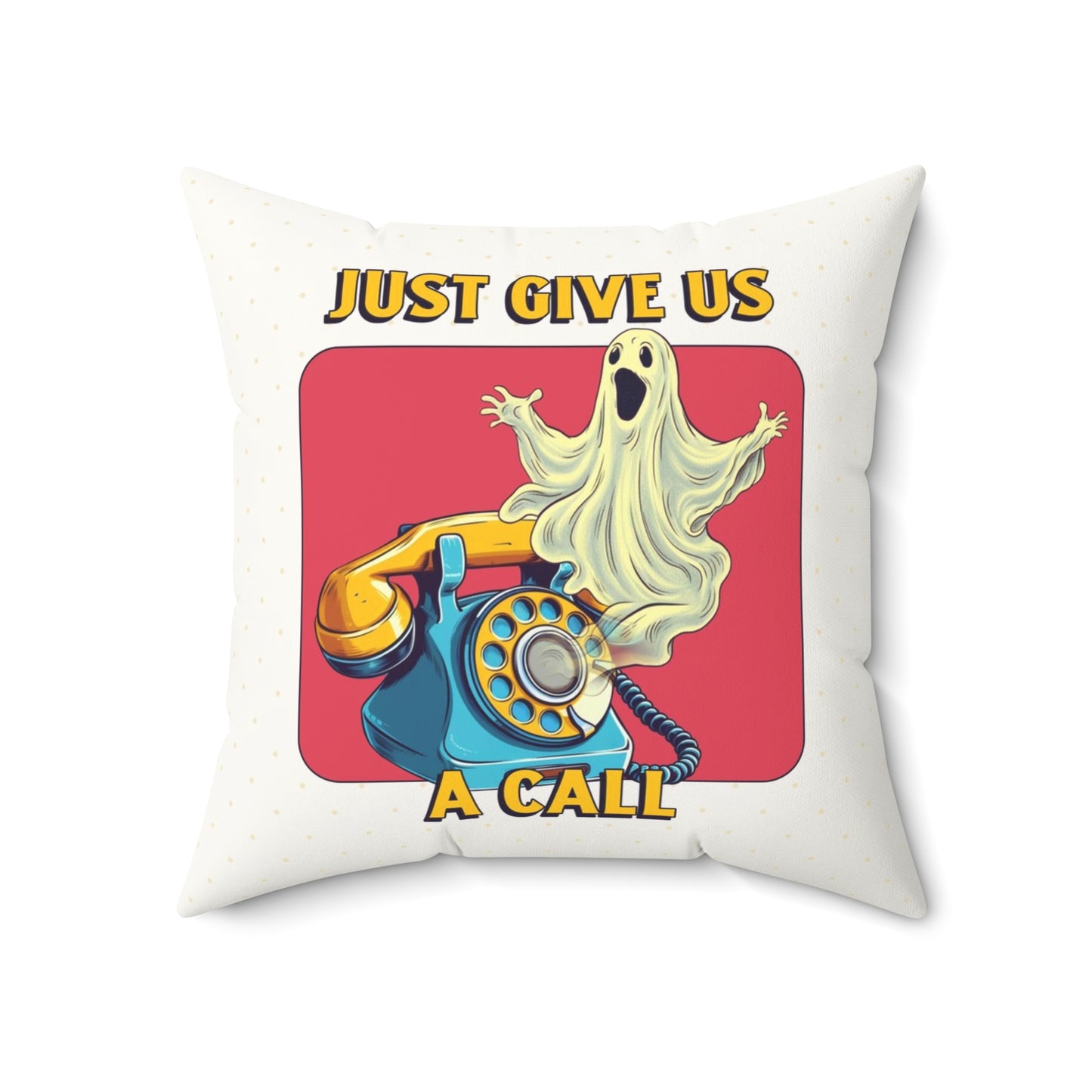 Just Give Us a Call Throw Pillow