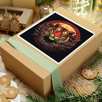Tiger Wreath Sticker