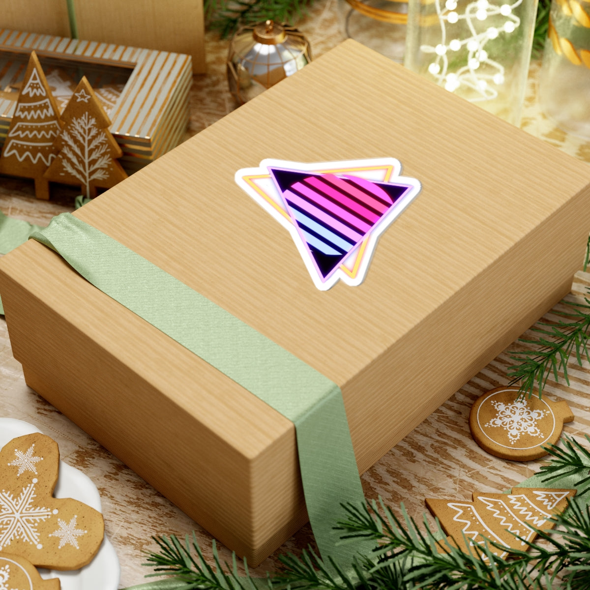 Neon Prism Sticker