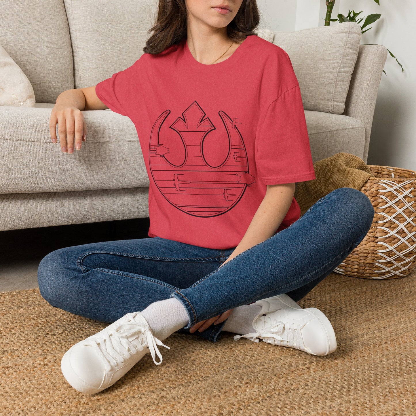 Retro Rebel Alliance Inspired Space Tee