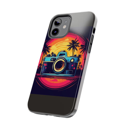 Retro Camera Sunset Tough Phone Case