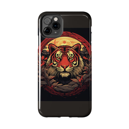 Tiger Wreath Tough Phone Case