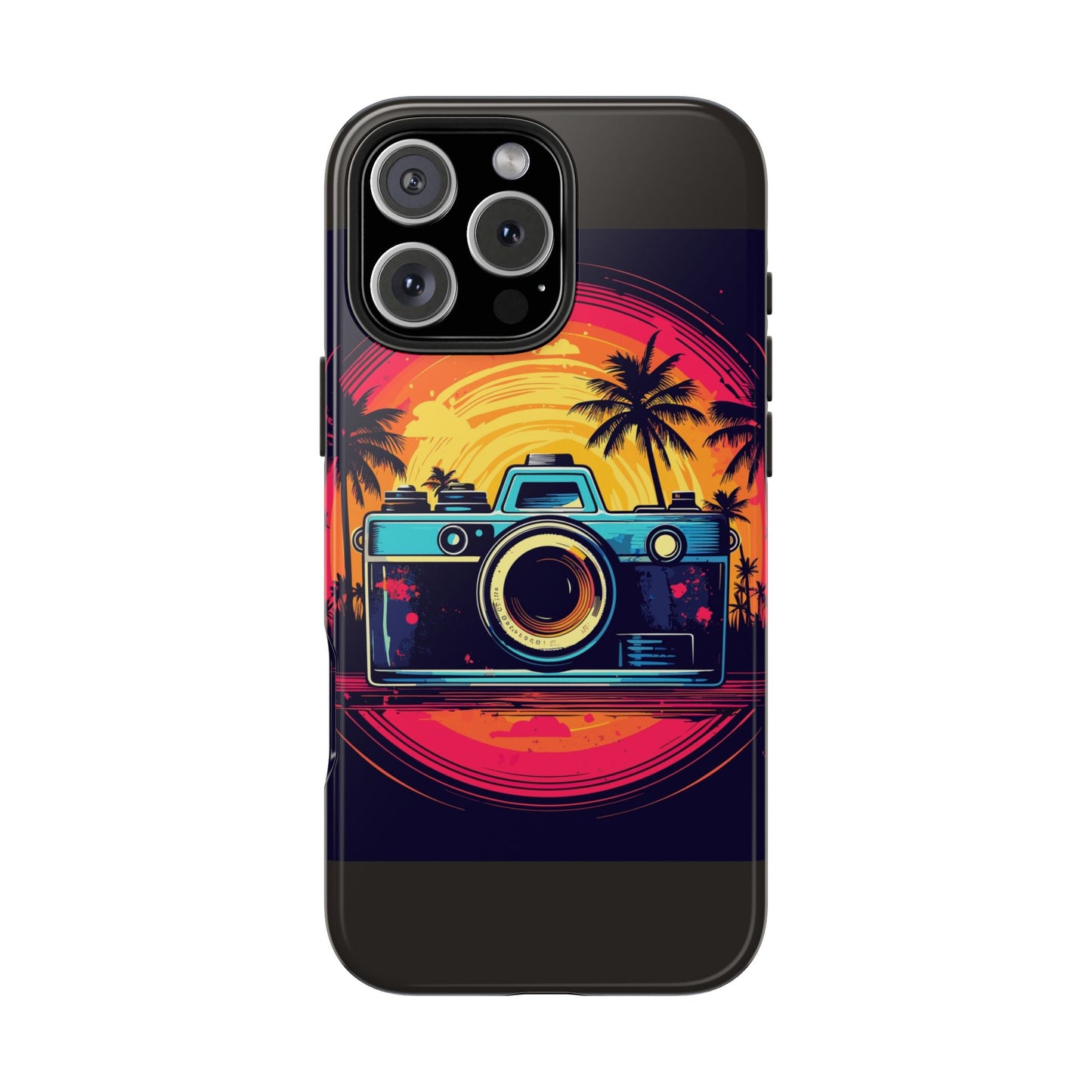 Retro Camera Sunset Tough Phone Case