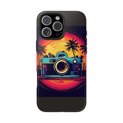 Retro Camera Sunset Tough Phone Case