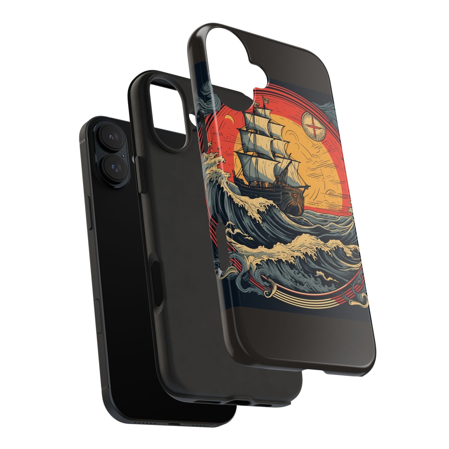 Tall Ship Storm Tough Phone Case