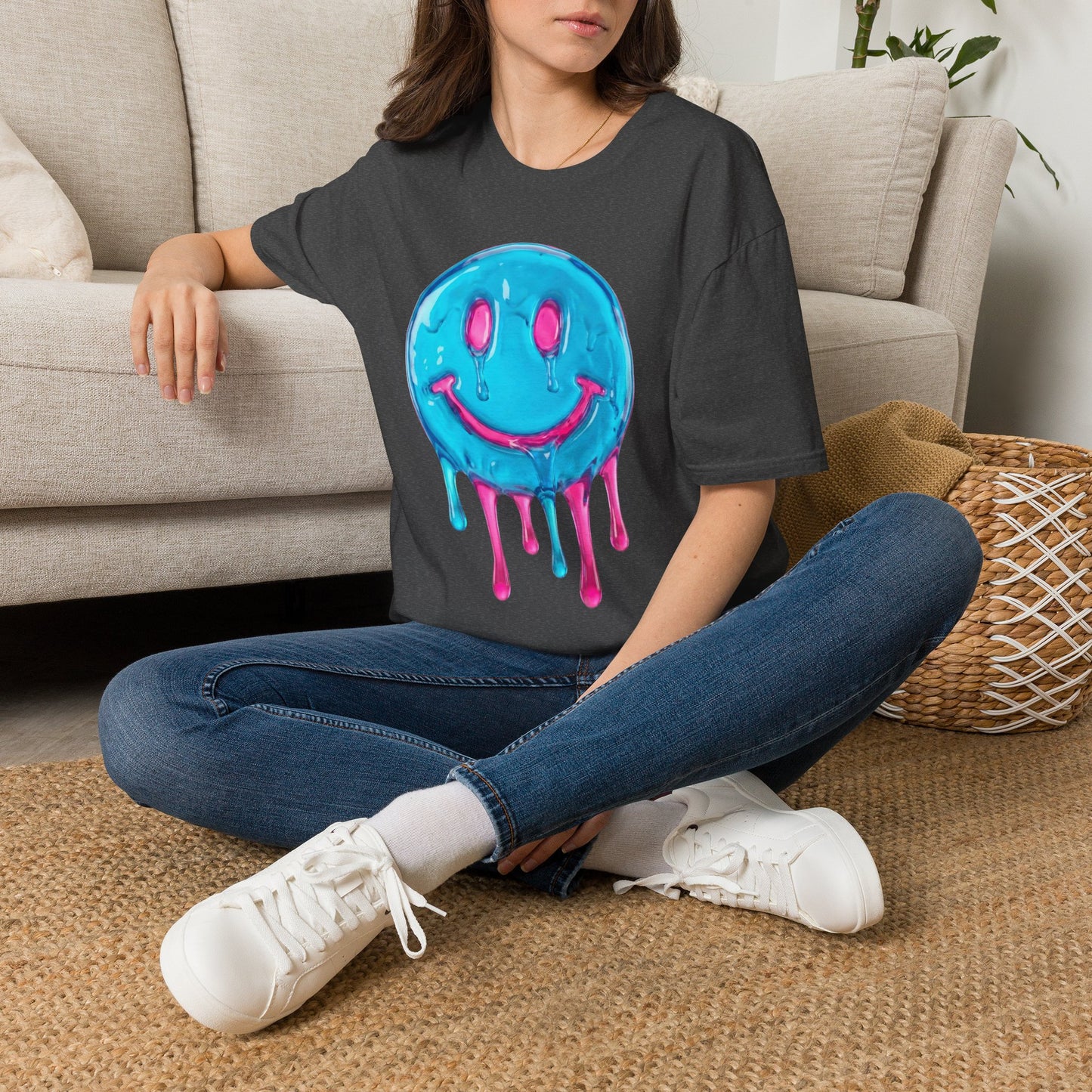 Melted Smile Vaporwave Tee