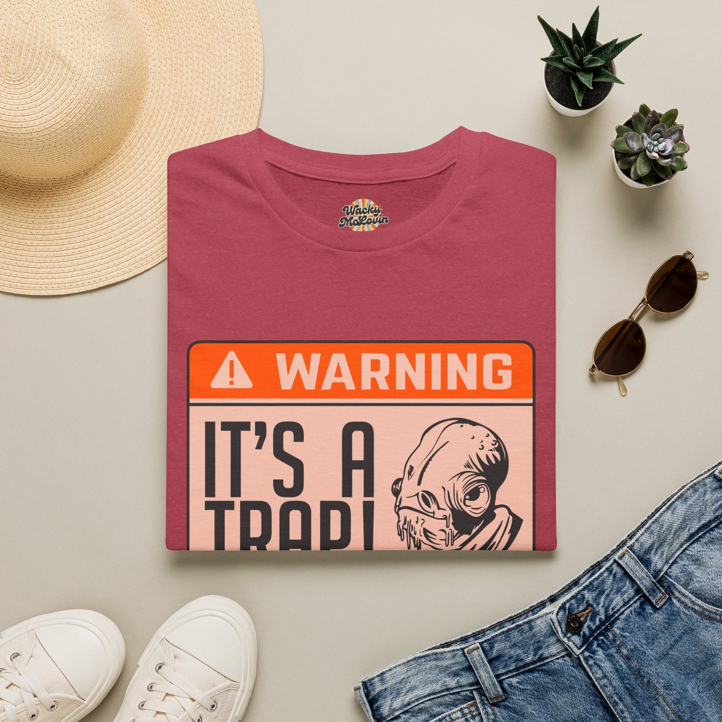 Warning: It’s A Trap! Retro Sci-Fi Tee