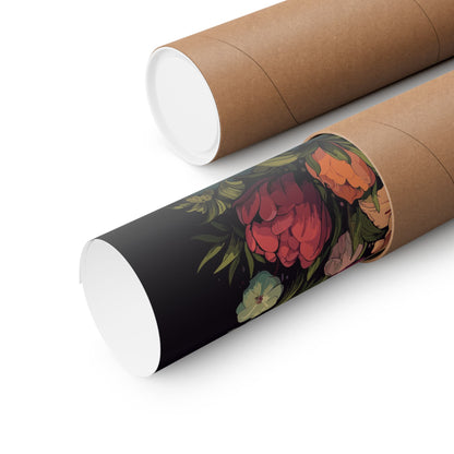Tulip Garden Square Art Print