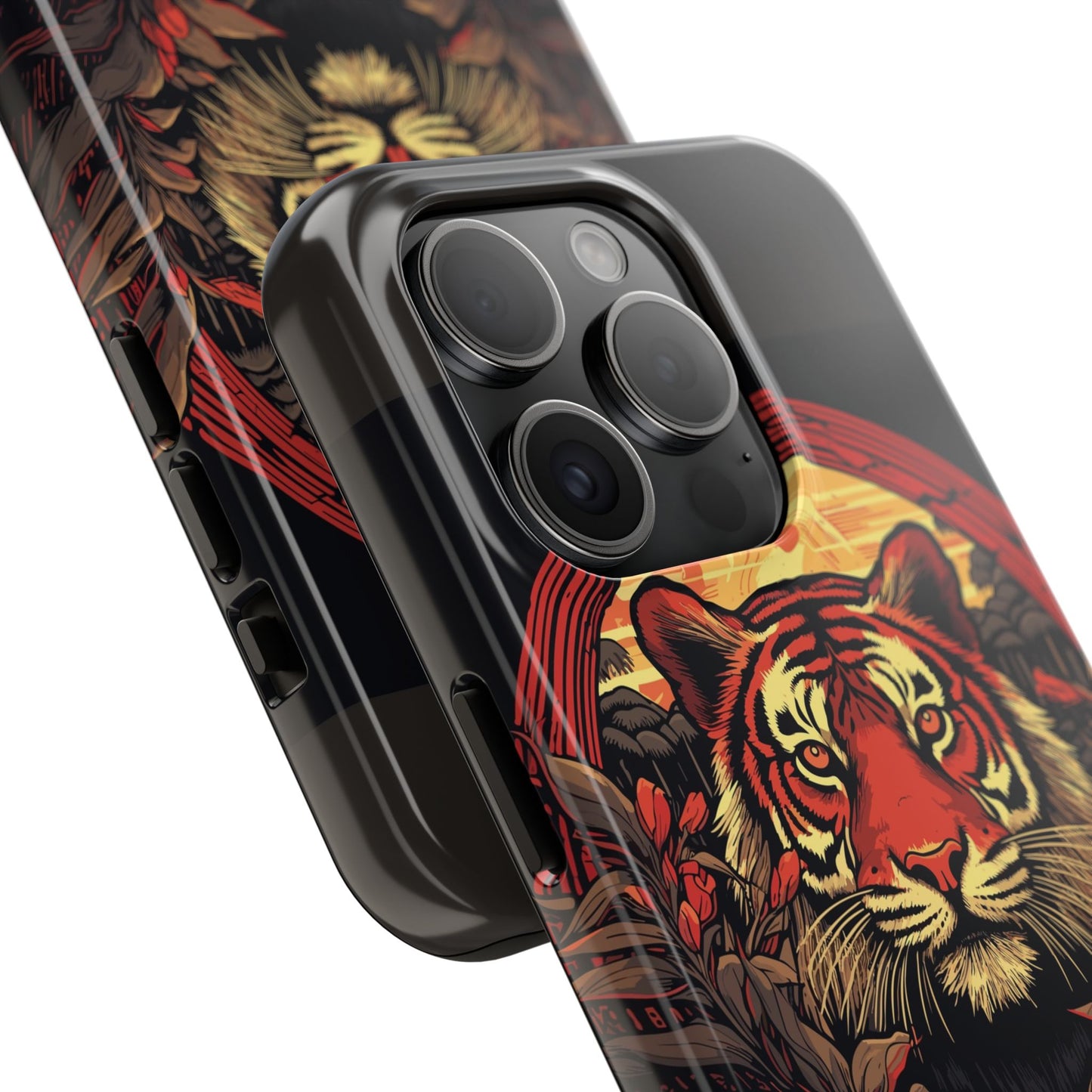 Tiger Wreath Tough Phone Case