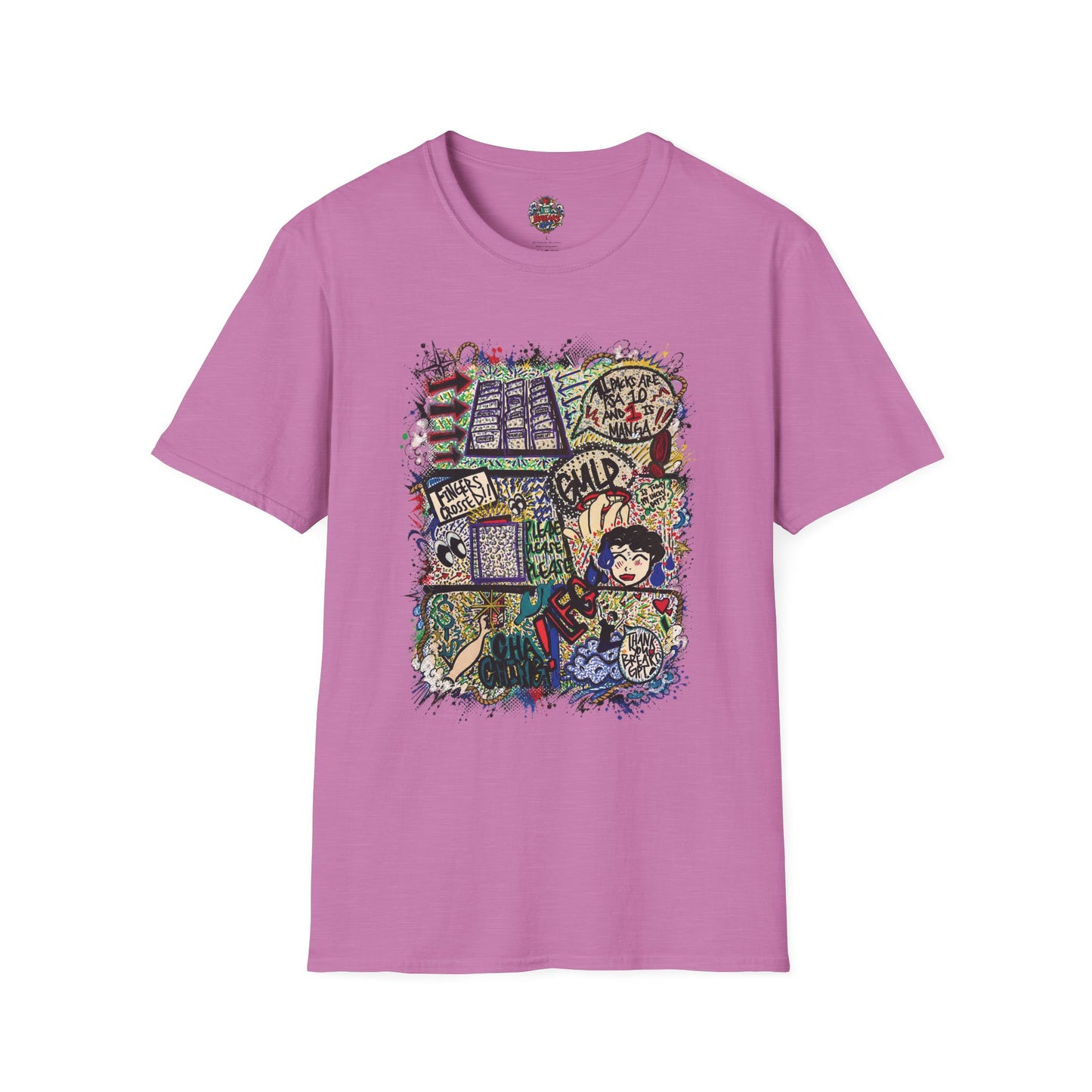 BreaksGPT Manga Card Breaker T-Shirt | Pirate Trading Card Graphic Tee Color Version