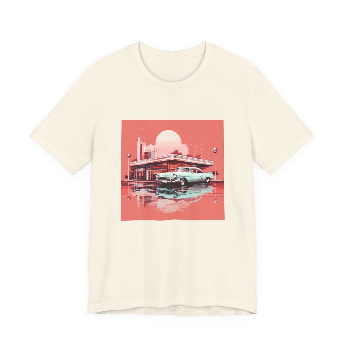 Chrome & Neon Diner Tee
