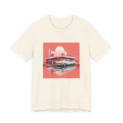 Chrome & Neon Diner Tee