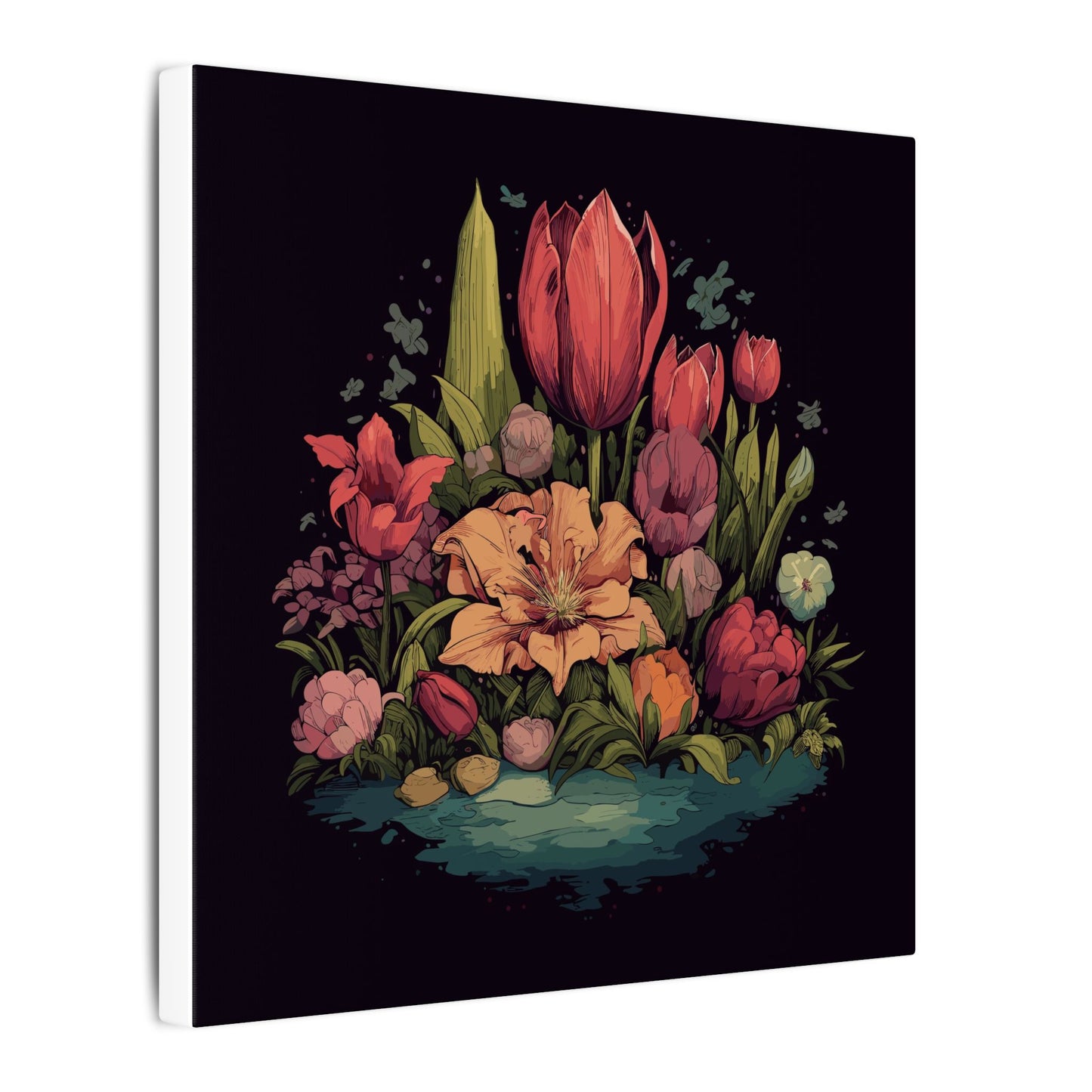 Tulip Garden Canvas Print