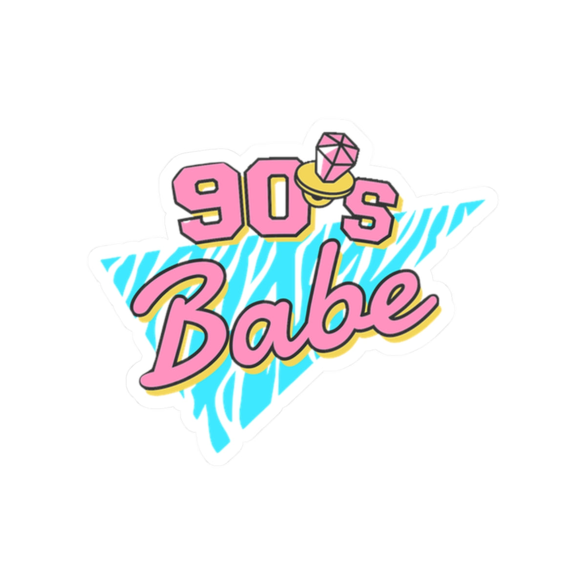 90's Babe Sticker