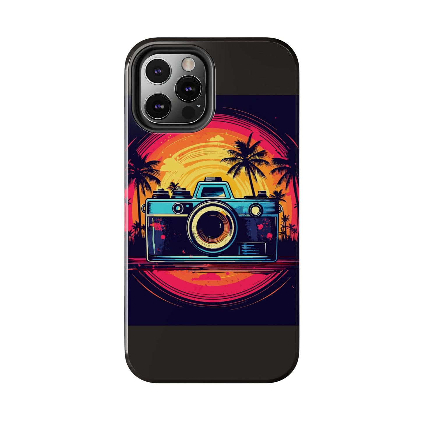 Retro Camera Sunset Tough Phone Case