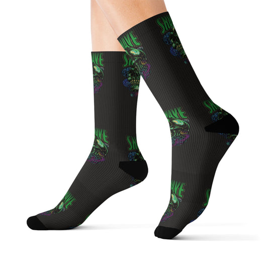 Skullwave Crew Socks