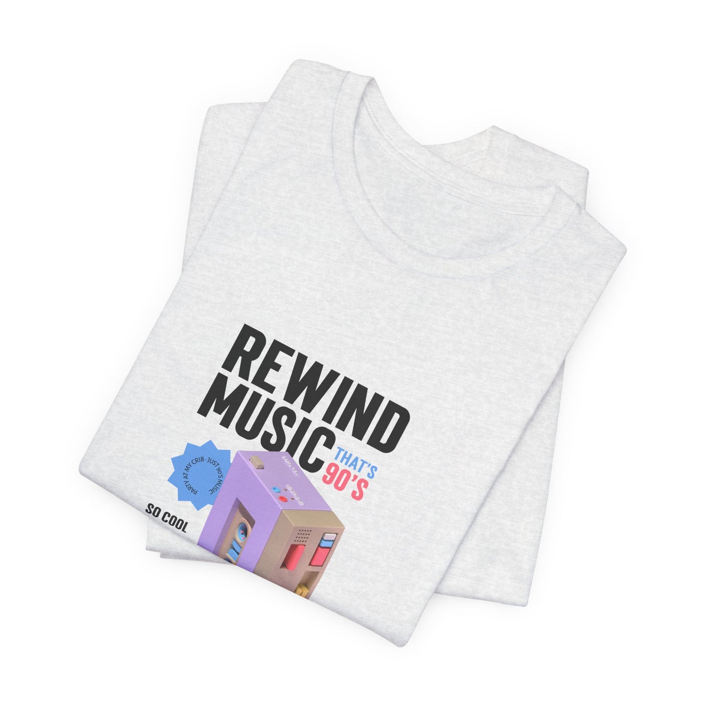Rewind Music Cassette Tee